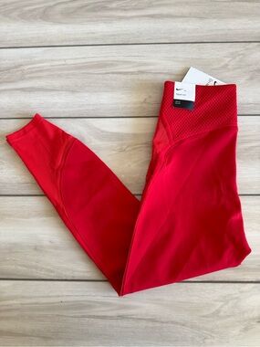 Nike City Ready Tight Fit Leggings Red Medium NWT